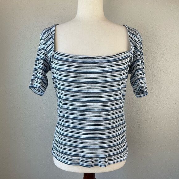NWT Free People Short Sleeve Top Size L - Picture 1 of 6